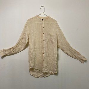 Yoon-a-Verse Mindful Wear hemp-silk, colonial-inspired men’s shirt